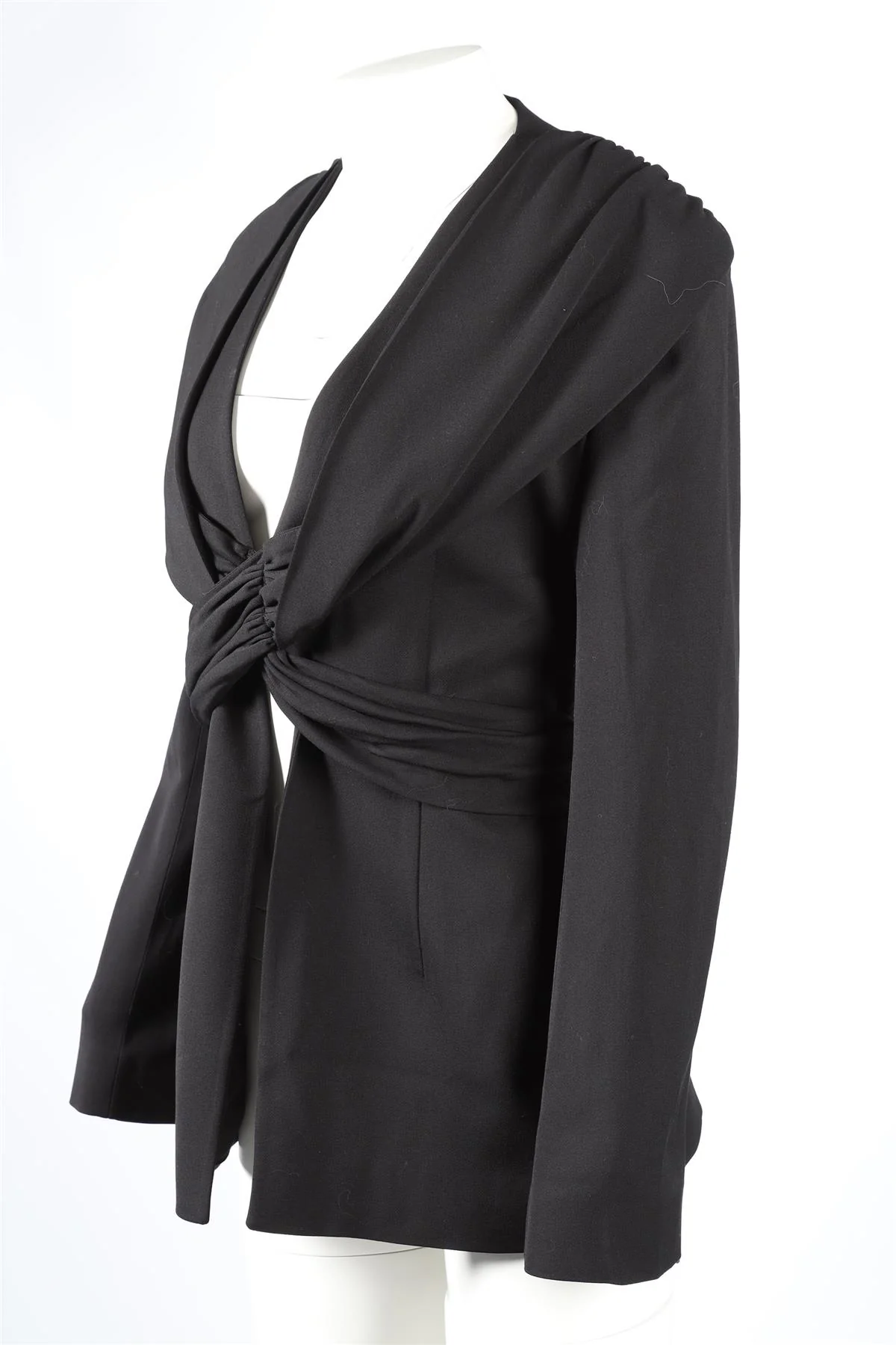 TOVE BLACK WOOL JACKET FR 40 UK 12 - Image 3