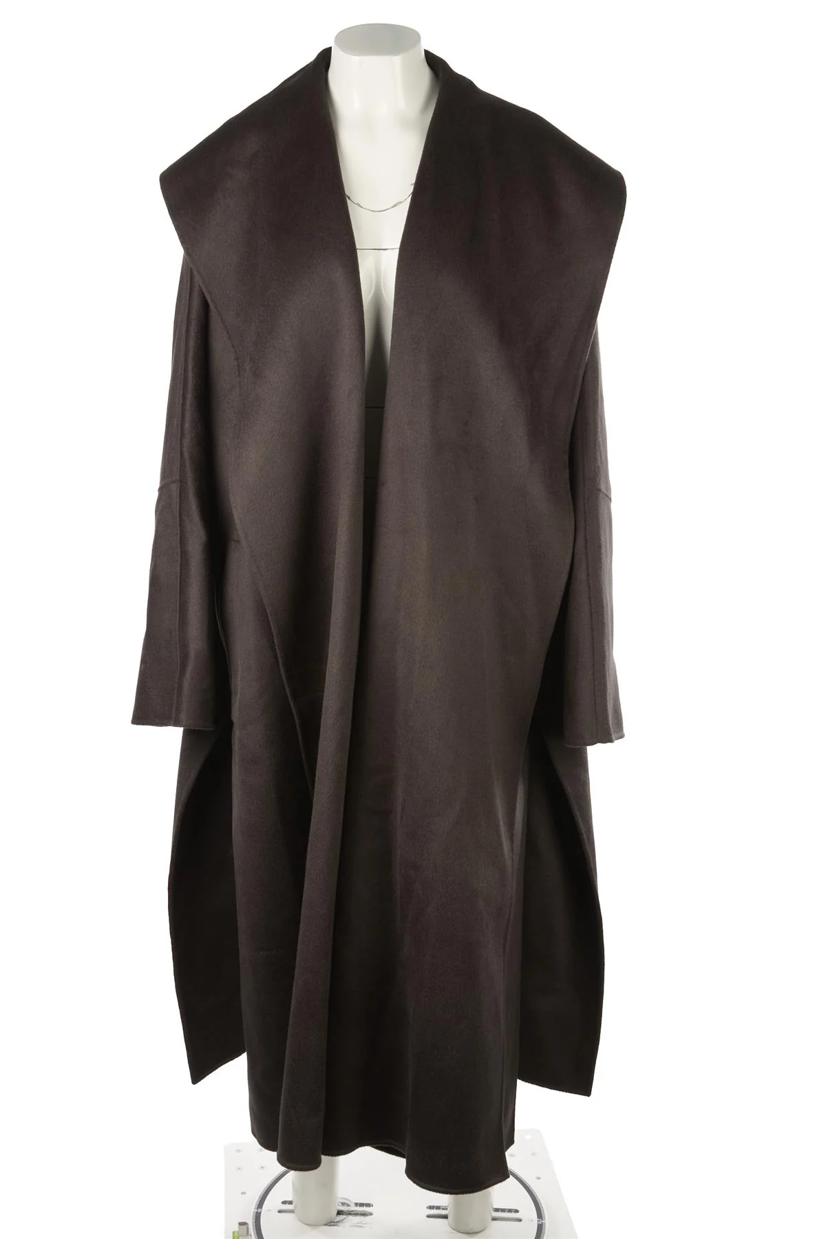 TOVE GREY WOOL COAT FR 40 UK 12 - Image 2