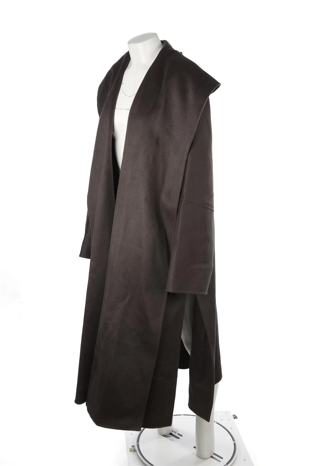 TOVE GREY WOOL COAT FR 40 UK 12 - Image 3