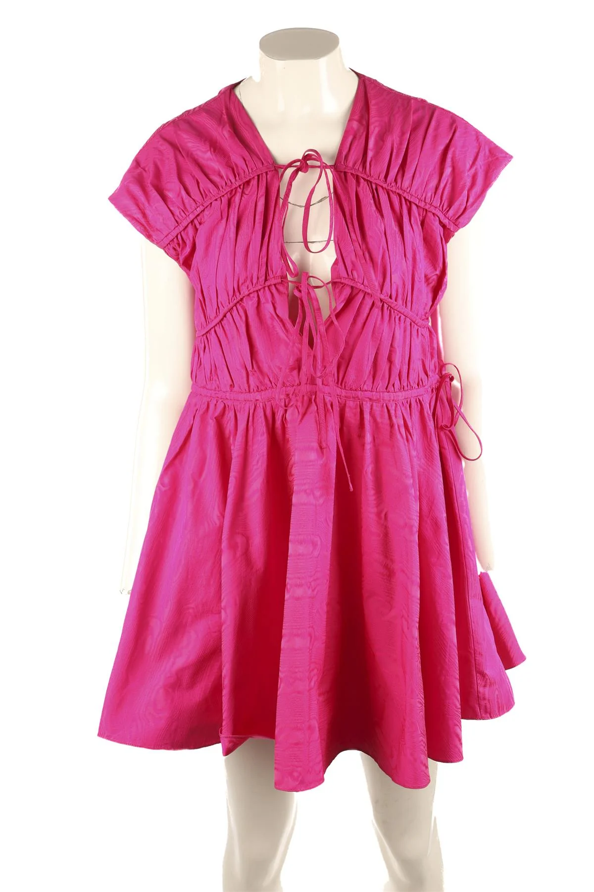 TOVE PINK TAFFETA MINI DRESS FR 36 UK 8 - Image 2