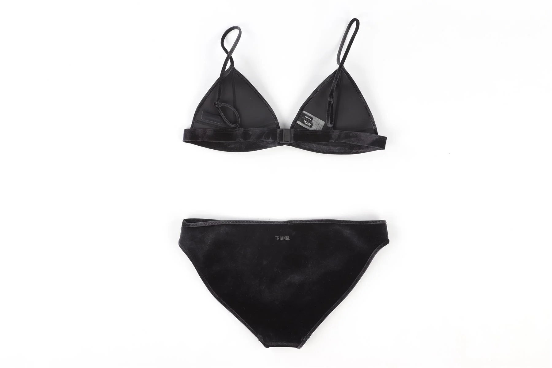 TRIANGLE BLACK BIKINI MEDIUM - Image 4