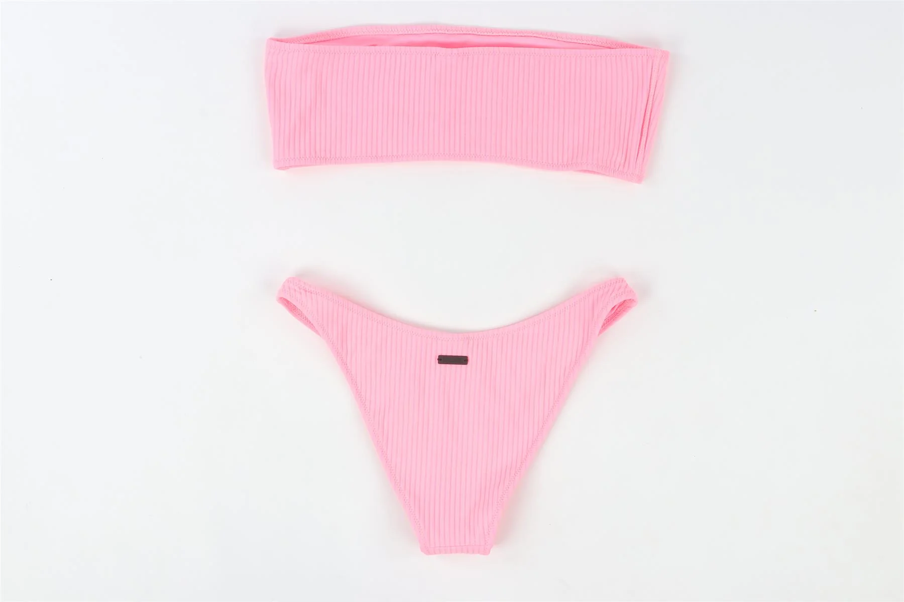 TRIANGLE PINK BIKINI MEDIUM-LARGE - Image 4