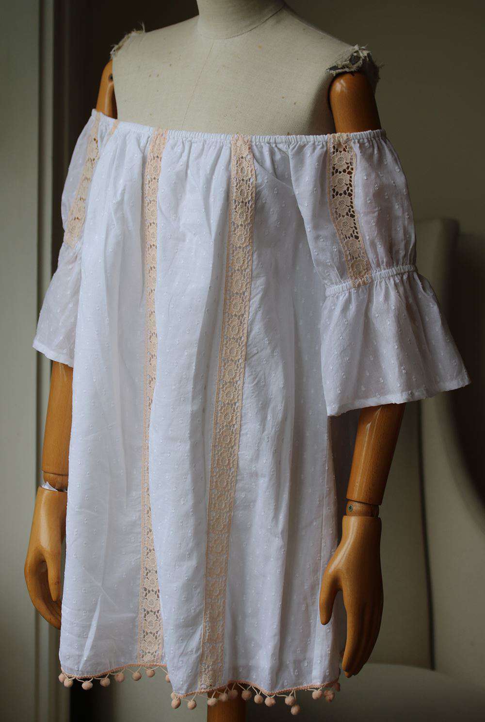 TULAROSA SARA OFF THE SHOULDER DRESS SMALL - Image 4