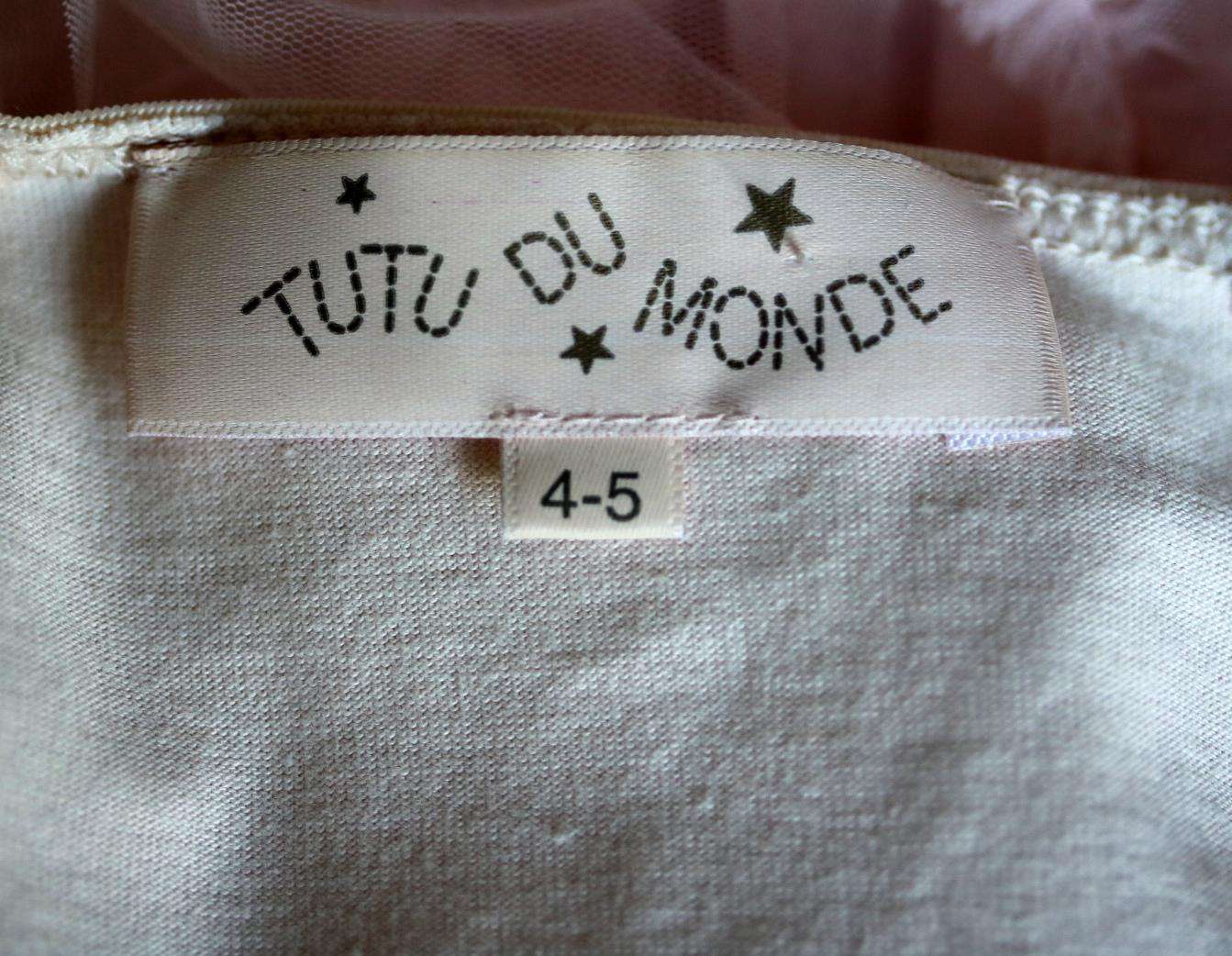 TUTU DU MONDE KIDS GIRLS SMELL THE ROSES TUTU DRESS 4-5 YEARS - Image 4