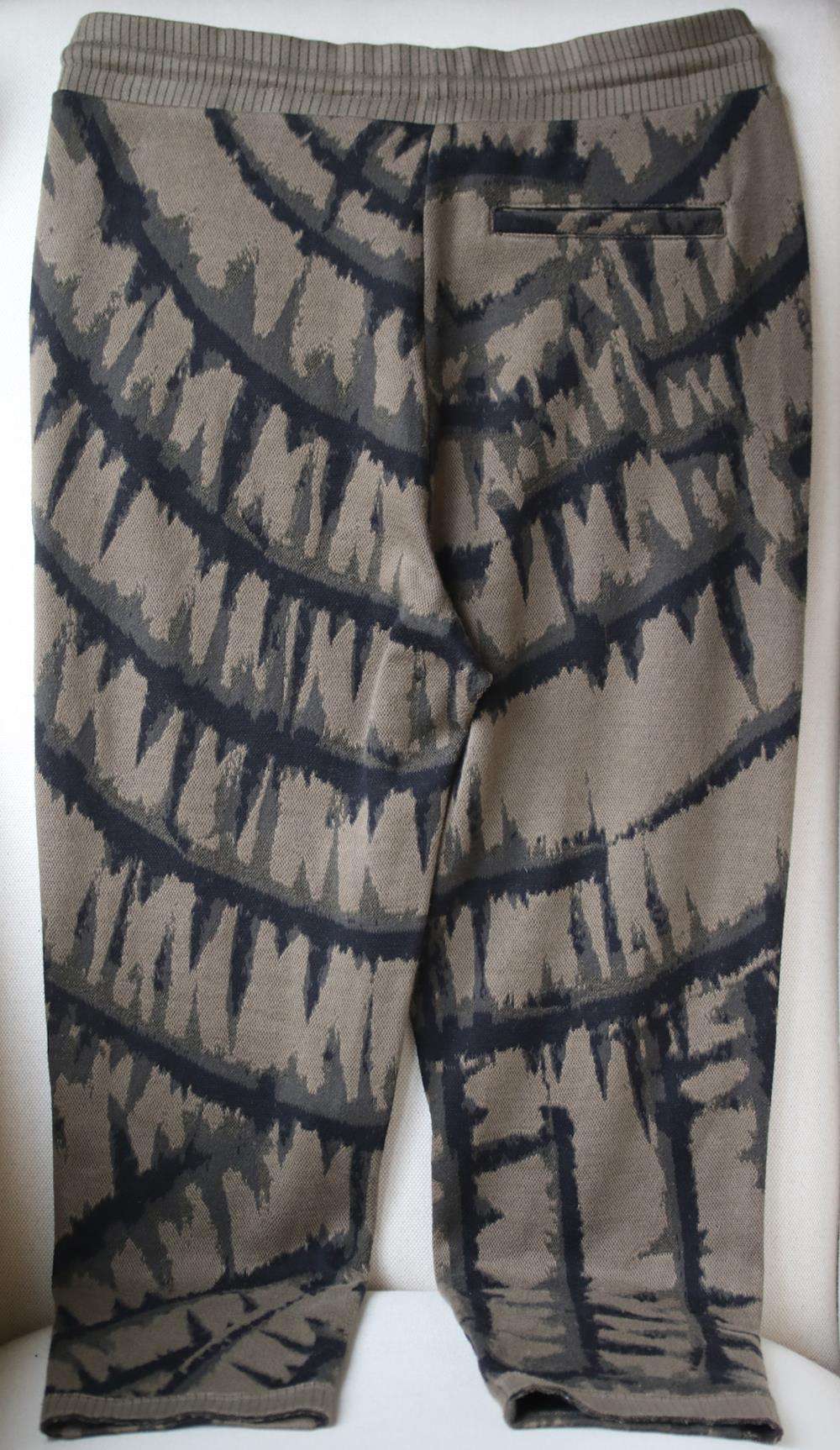 TWENTY MONTREAL HYPER REALITY CROPPED TIE DYED COTTON SWEATPANTS LARGE - Image 3