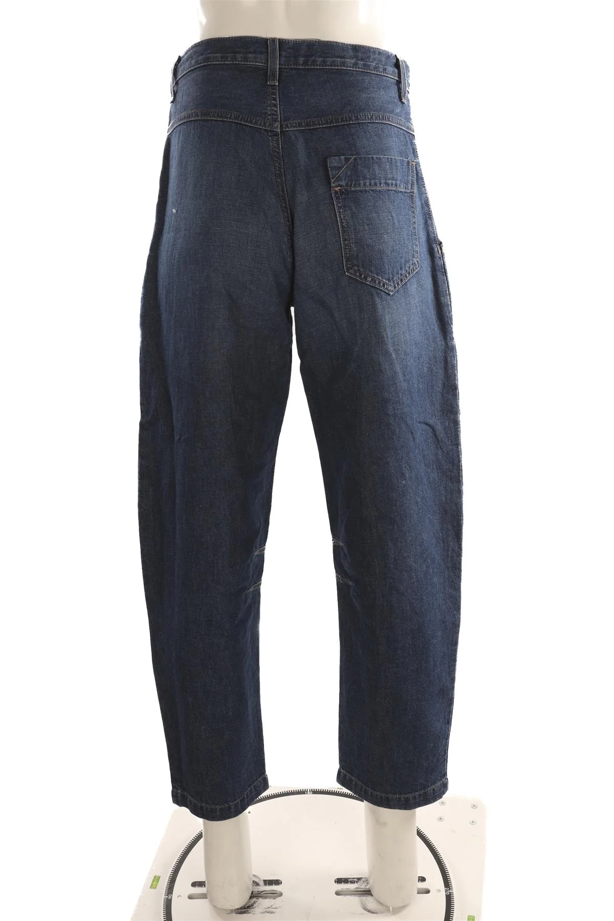 TWP BLUE HIGH RISE BARREL LEG JEANS W25 UK 6-8 - Image 4