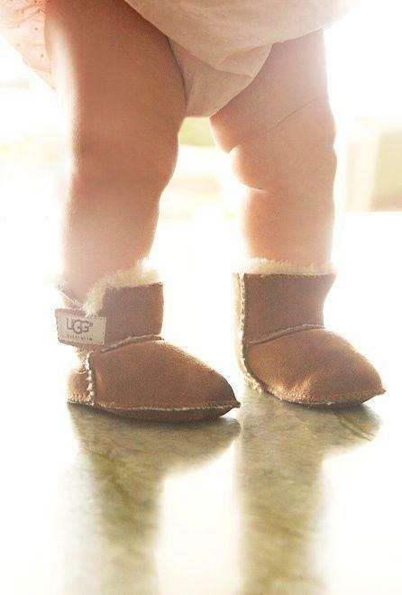 UGG AUSTRALIA CHESTNUT BROWN BOO BOOTS EU 18 UK 2 US 2/3 - Image 6