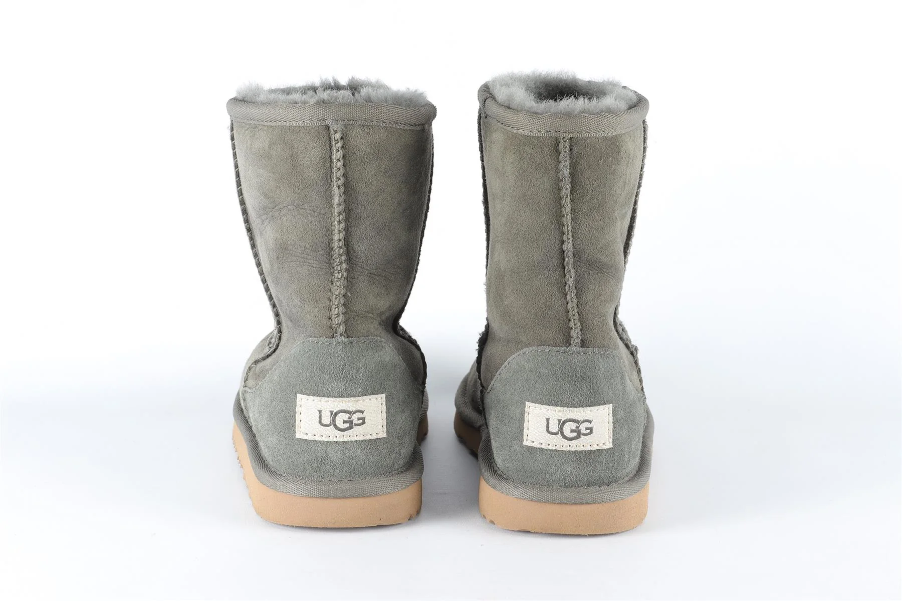UGG AUSTRALIA GREEN KIDS GIRLS SUEDE BOOTS EU 35 UK 2 US 3 - Image 5