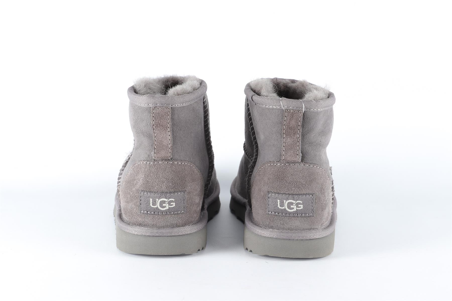 UGG AUSTRALIA GREY KIDS GIRLS SUEDE BOOTS EU 35 UK 2 US 3 - Image 5