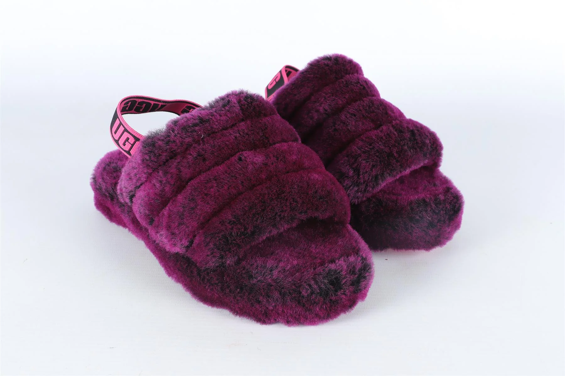 UGG AUSTRALIA PURPLE KIDS GIRLS SHEARLING SLIPPERS EU 32.5 UK 13 US 1 - Image 2