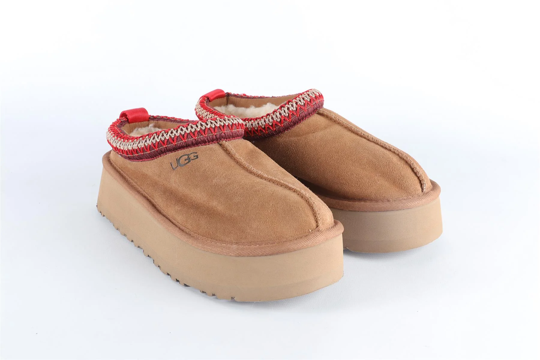 UGG AUSTRALIA TAN KIDS GIRLS SLIPPERS EU 36 UK 3 US 5 - Image 2
