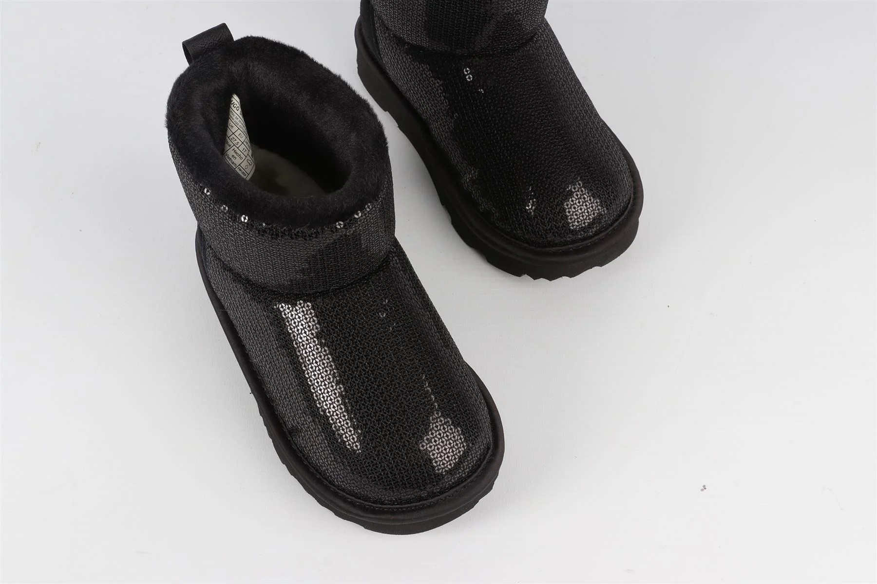 UGG BLACK GIRLS BOOTS UK 9 EU 27.5 US 10 - Image 4