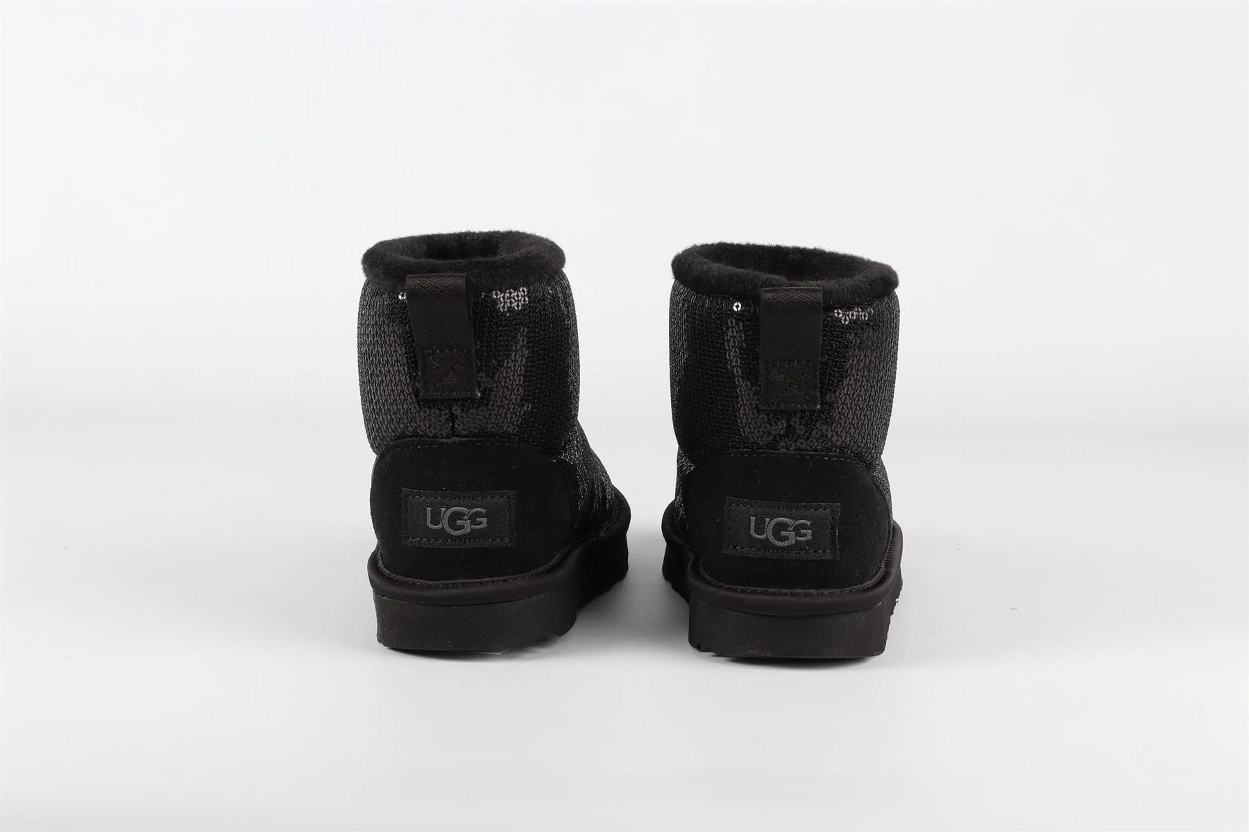 UGG BLACK GIRLS BOOTS UK 9 EU 27.5 US 10 - Image 5