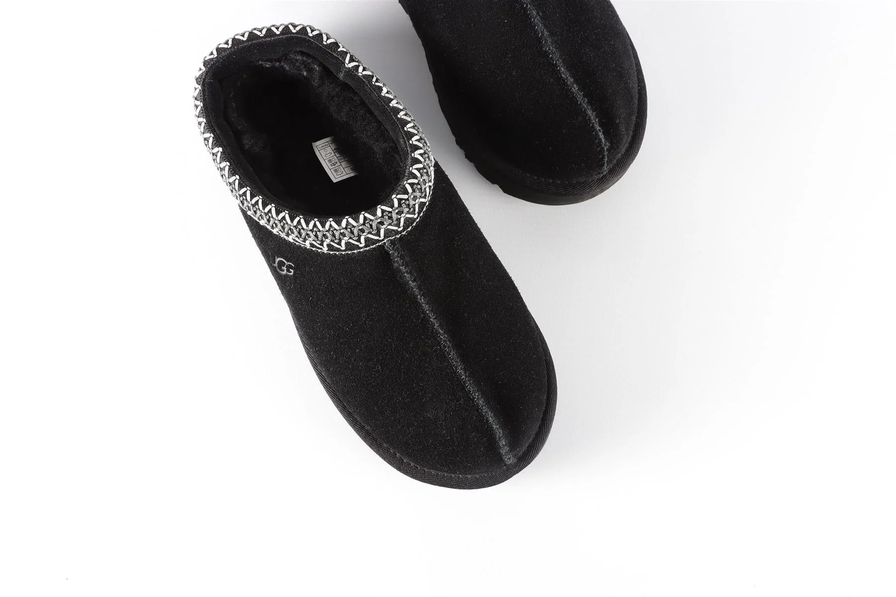 UGG BLACK SUEDE SLIPPERS EU 39 UK 6 US 8 - Image 4