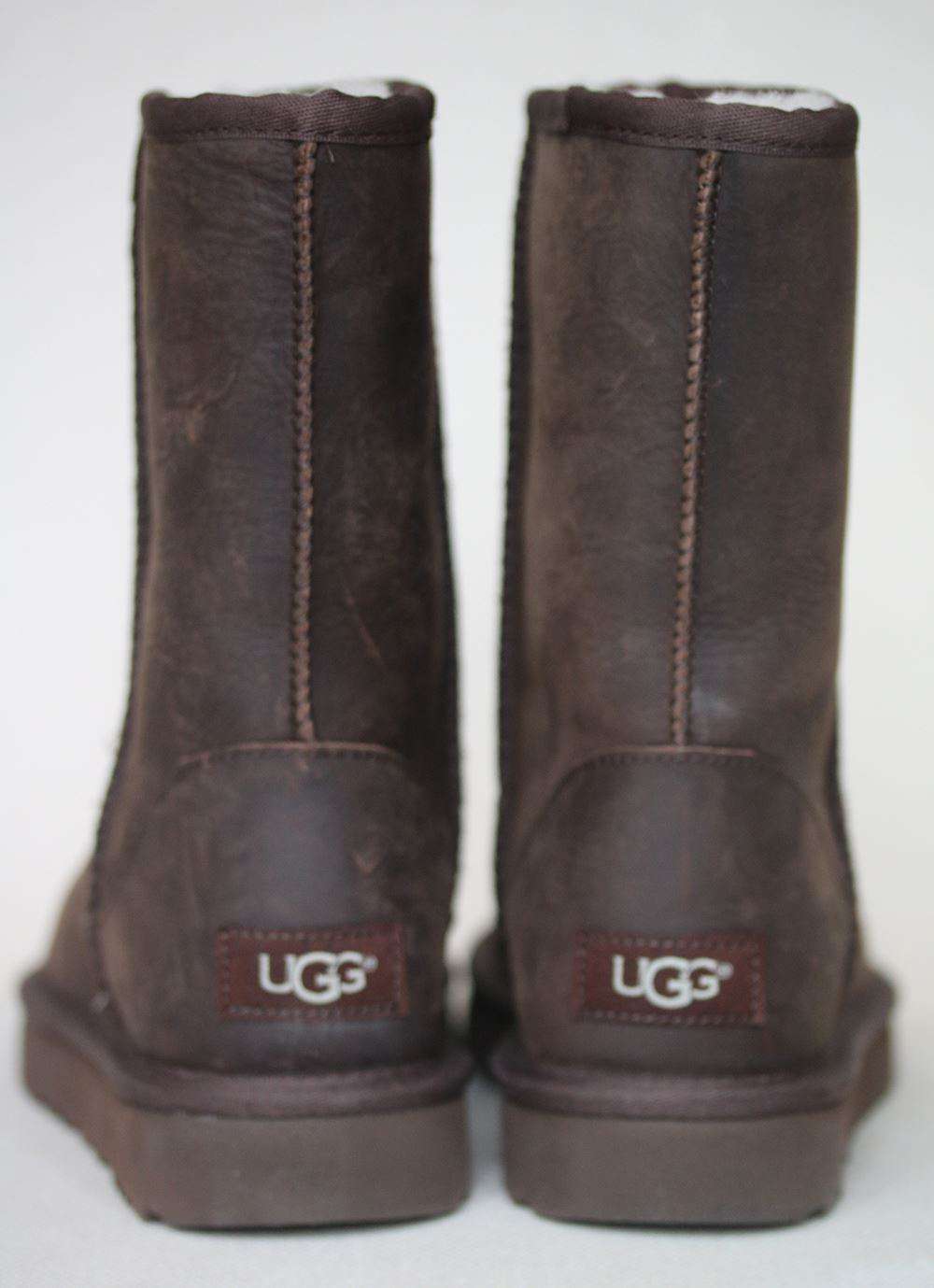 UGG CLASSIC SHORT LEATHER BOOTS EU 38 UK 5.5 US 7 - Image 3