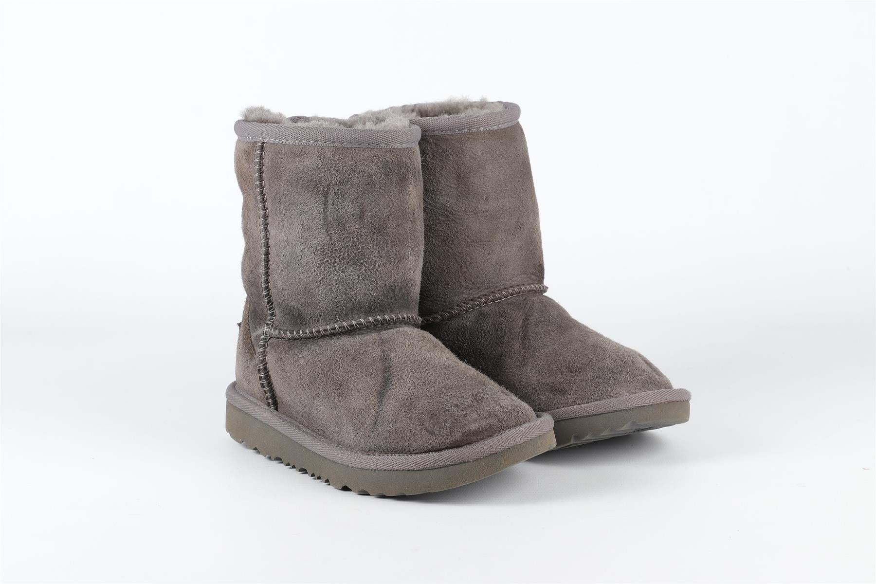 UGG GREY GIRLS BOOTS UK 10 EU 28.5 US 11 - Image 2