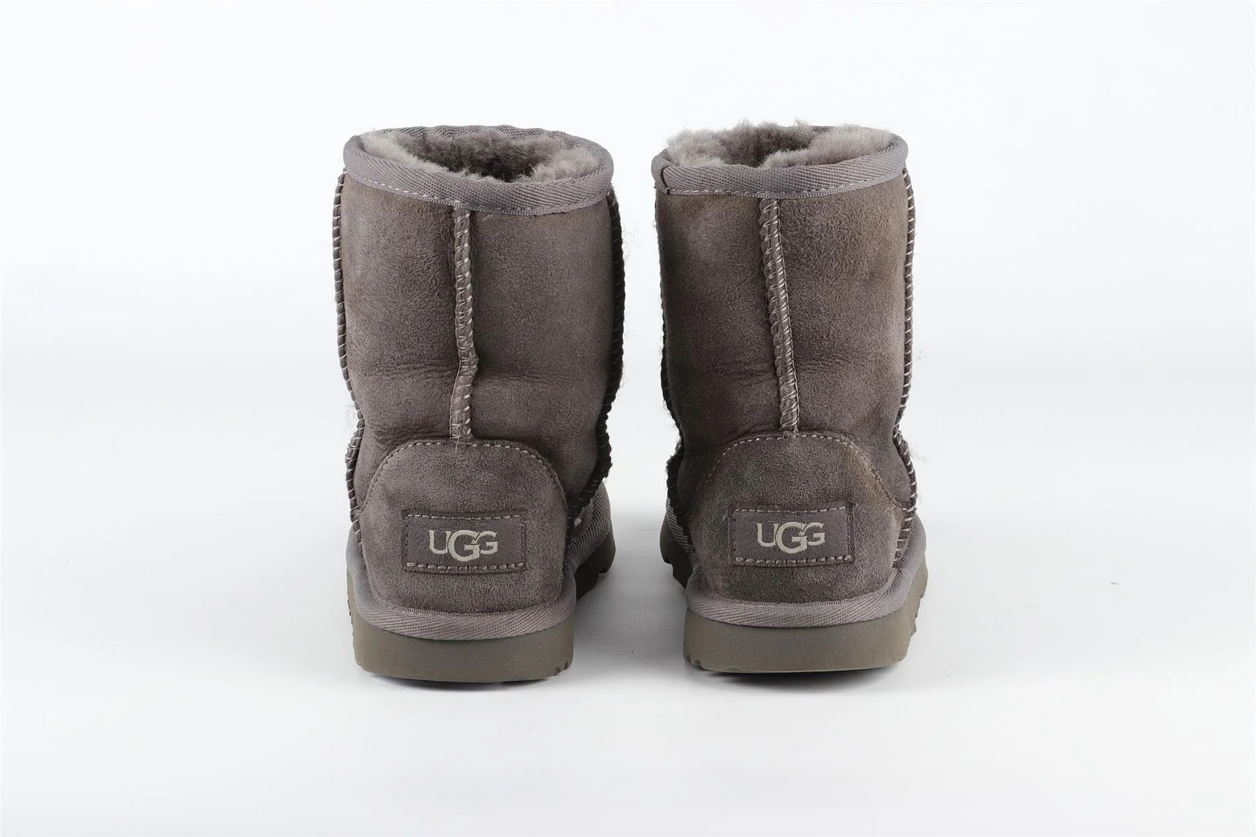 UGG GREY GIRLS BOOTS UK 10 EU 28.5 US 11 - Image 5