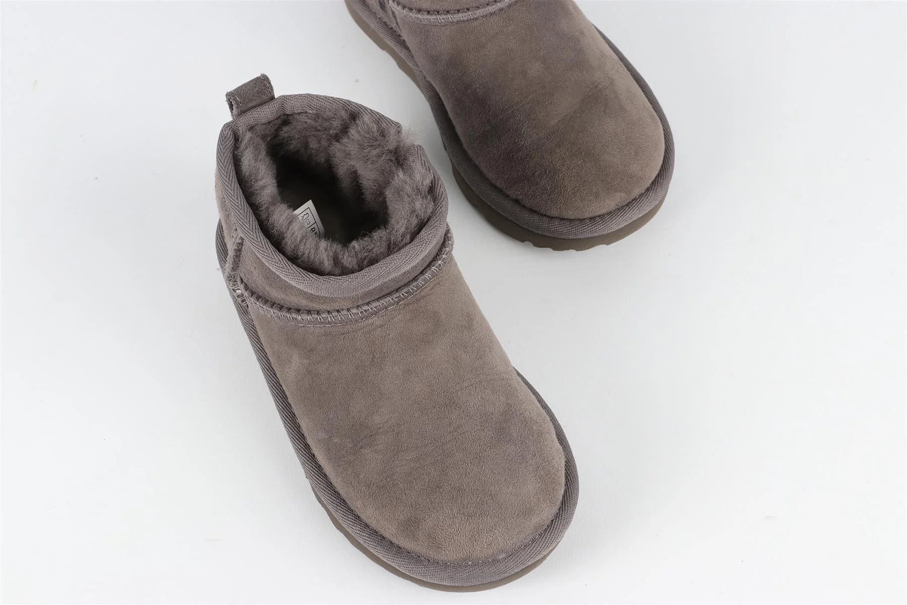 UGG GREY GIRLS BOOTS UK 9 EU 27.5 US 10 - Image 4
