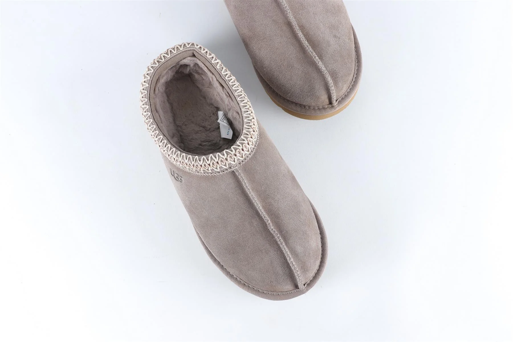 UGG GREY SUEDE SLIPPERS EU 38 UK 5 US 7 - Image 4