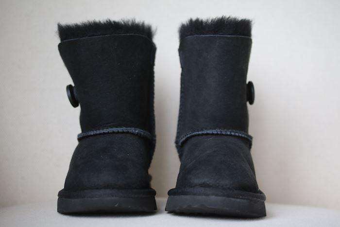 UGG KIDS BLACK BAILEY II CLASSIC BOOTS EU 25 UK 7 - Image 2