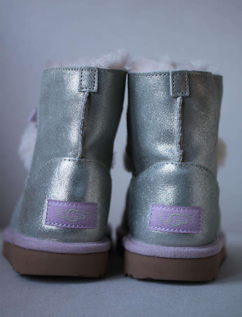 UGG KIDS GIRLS GITA POM POM BOOTS EU 30 UK 12 - Image 4