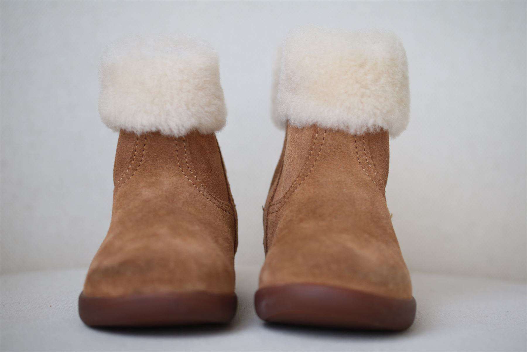 UGG KIDS GIRLS JORIE CHESTNUT BROWN ANKLE BOOTS EU 25 UK 7 - Image 2