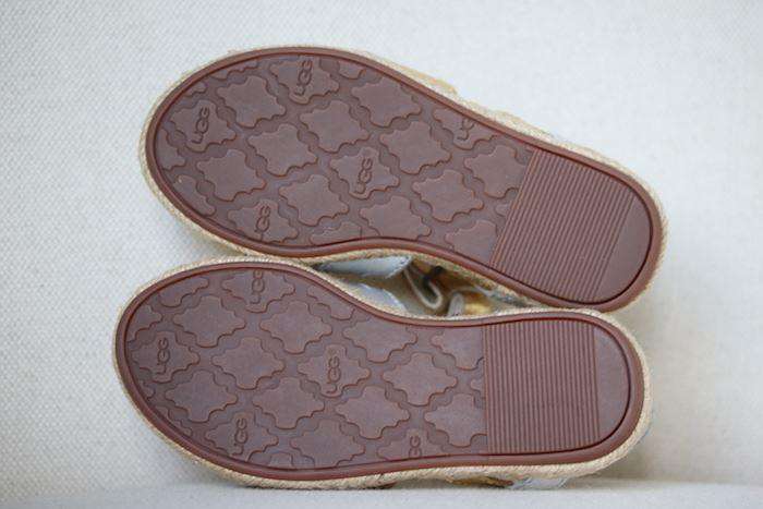 UGG KIDS GOLD & SILVER ADDILYN SANDALS EU 26 UK 8 - Image 4
