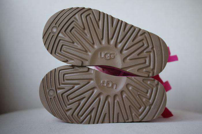UGG KIDS PINK BAILEY BOW BOOTS EU 27.5 UK 9 - Image 4
