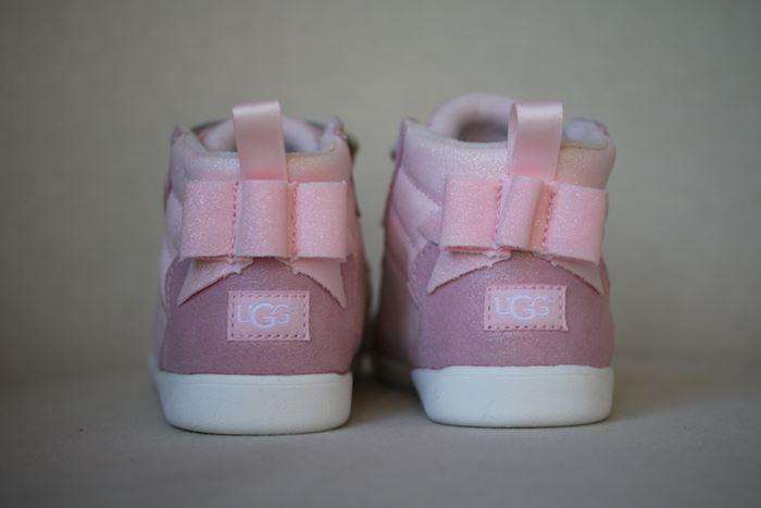 UGG KIDS PINK TRAINERS EU 26 UK 8 - Image 3