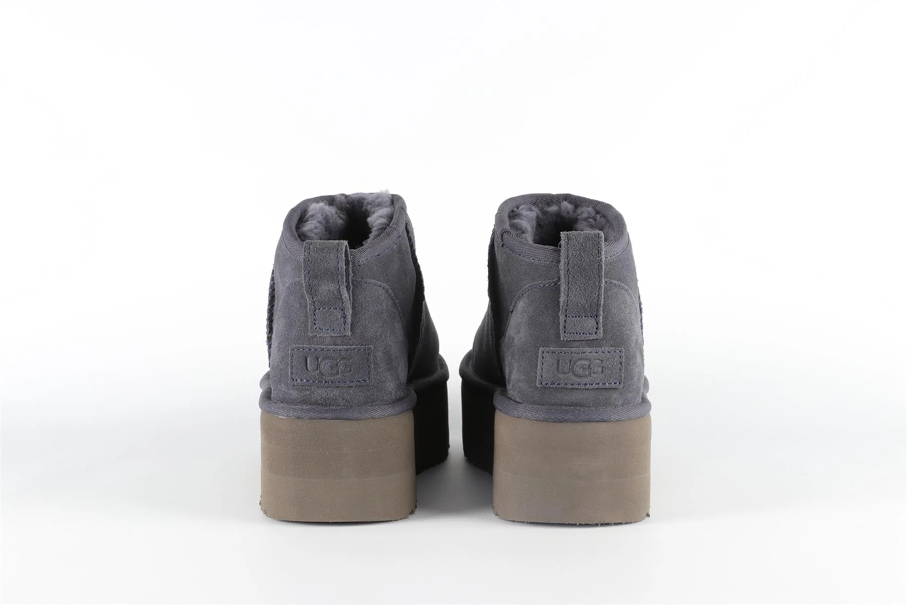 UGG NAVY SUEDE PLATFORM ANKLE BOOTS EU 39 UK 6 US 8 - Image 5