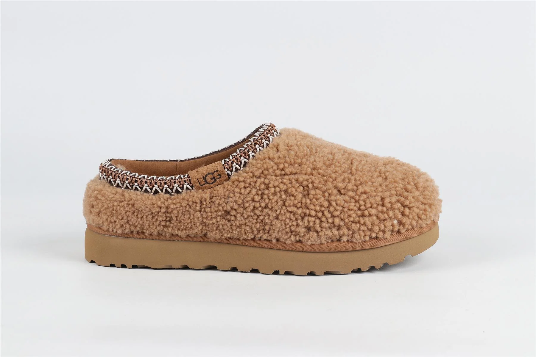 UGG TAN FAUX SHEARLING SLIPPERS EU 38 UK 5 US 7 - Image 2