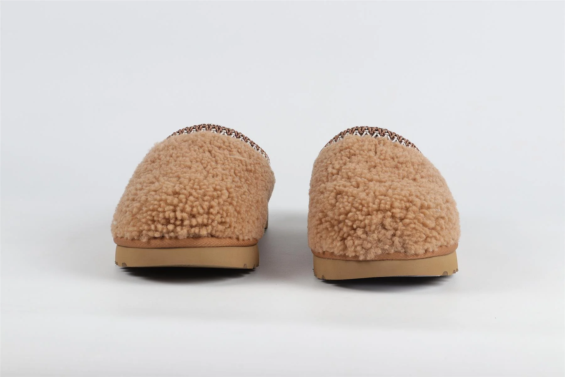 UGG TAN FAUX SHEARLING SLIPPERS EU 38 UK 5 US 7 - Image 3