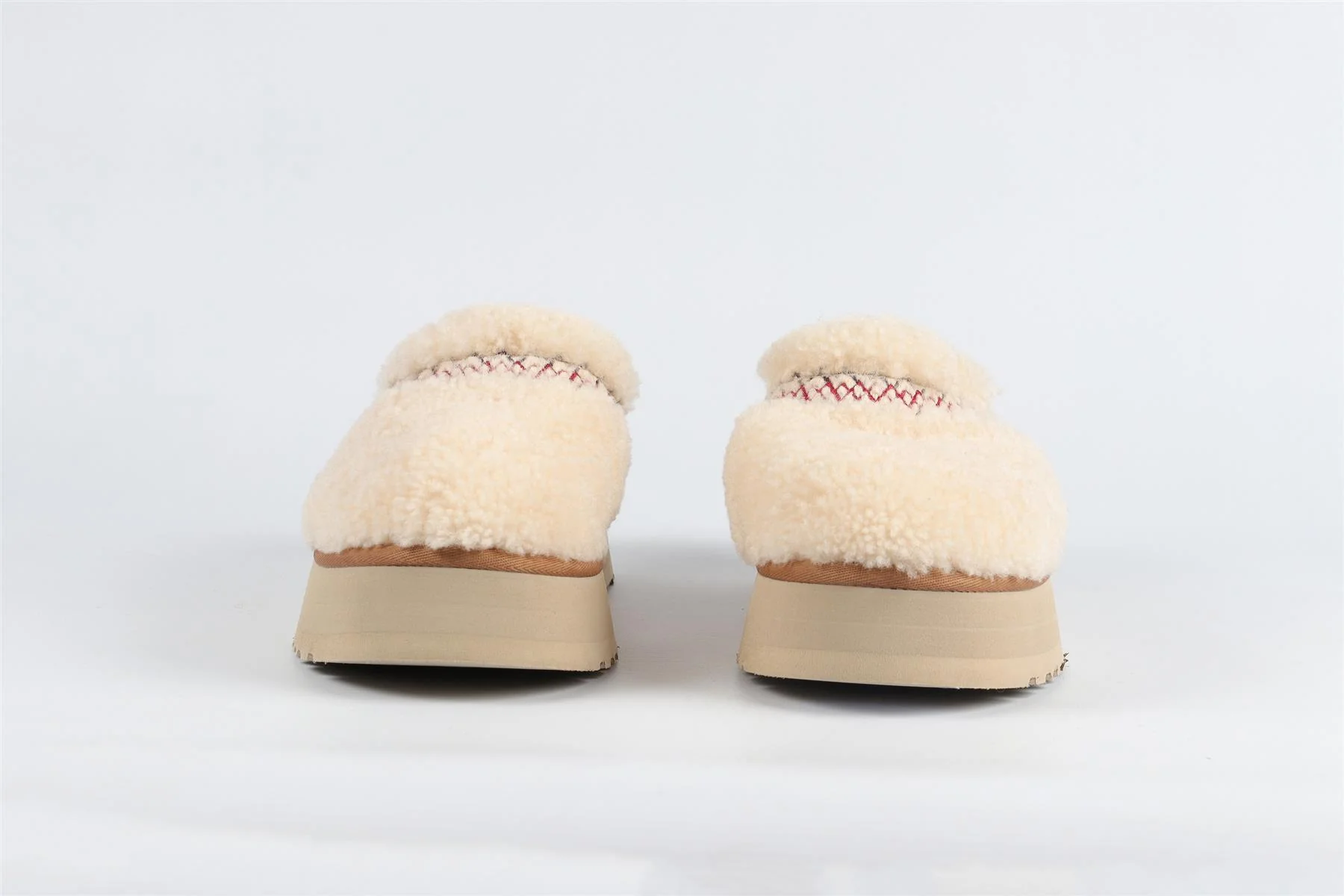 UGG WHITE FAUX SHEARLING SLIPPERS EU 38 UK 5 US 7 - Image 3
