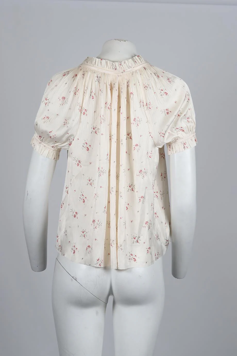 ULLA JOHNSON FLORAL PRINT SATIN TOP US 4 UK 8 - Image 4