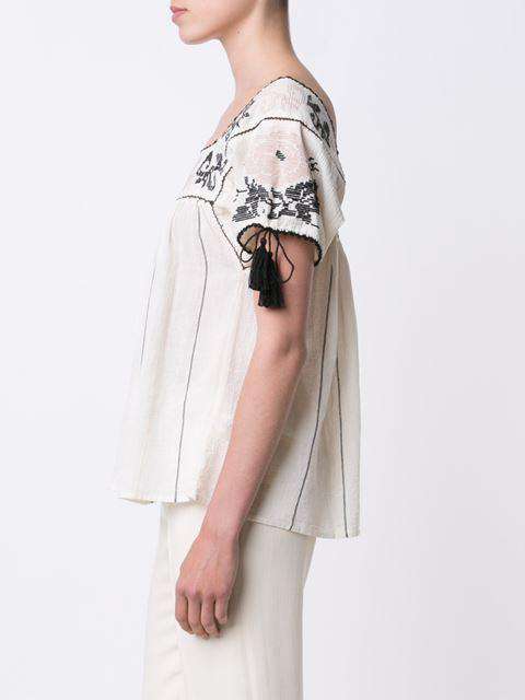 ULLA JOHNSON LILA BLOUSE TOP UK 6/8 - Image 3