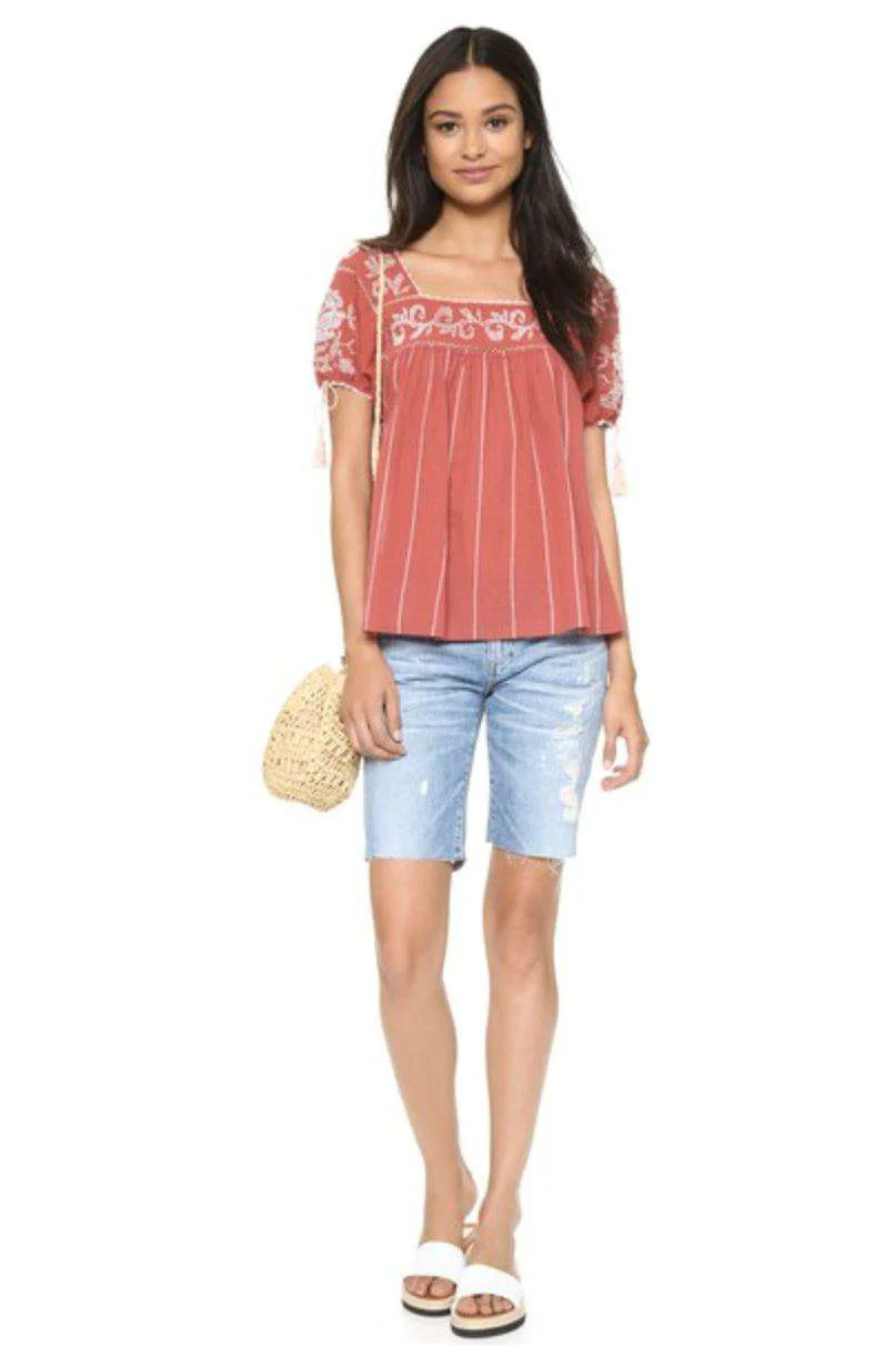 ULLA JOHNSON LILA BLOUSE TOP US 2 UK 6 - Image 7