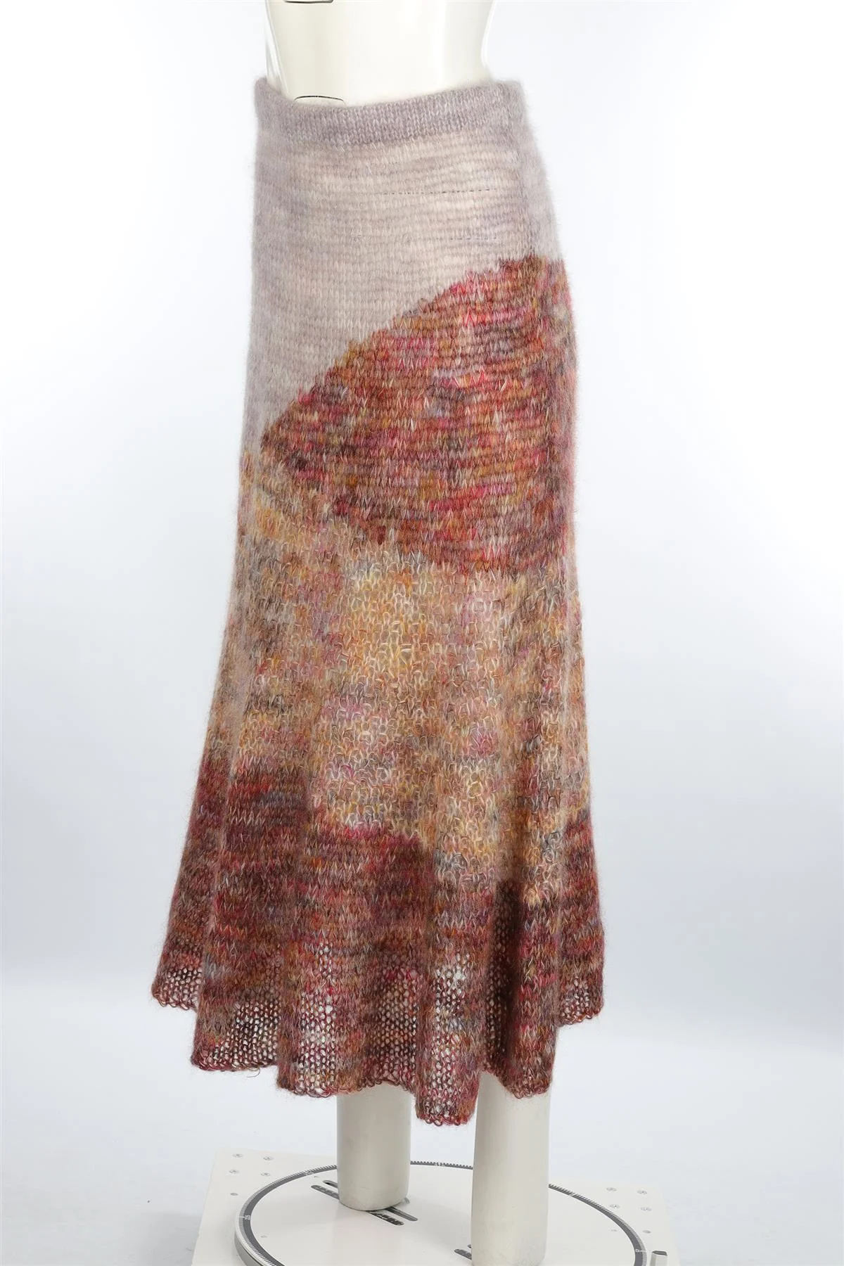 ULLA JOHNSON MULTI MOHAIR MAXI SKIRT MEDIUM/LARGE - Image 3