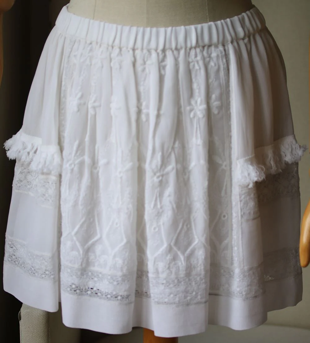 ULLA JOHNSON NELLIE SILK MINI SKIRT US 2 UK 6 - Image 2