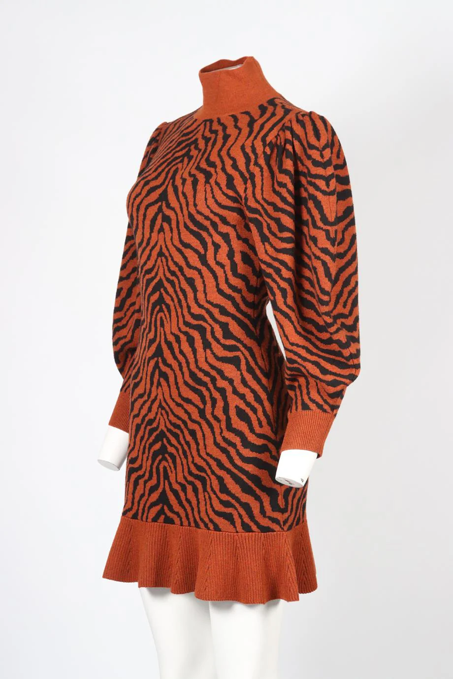 ULLA JOHNSON WOOL MINI DRESS SMALL - Image 3
