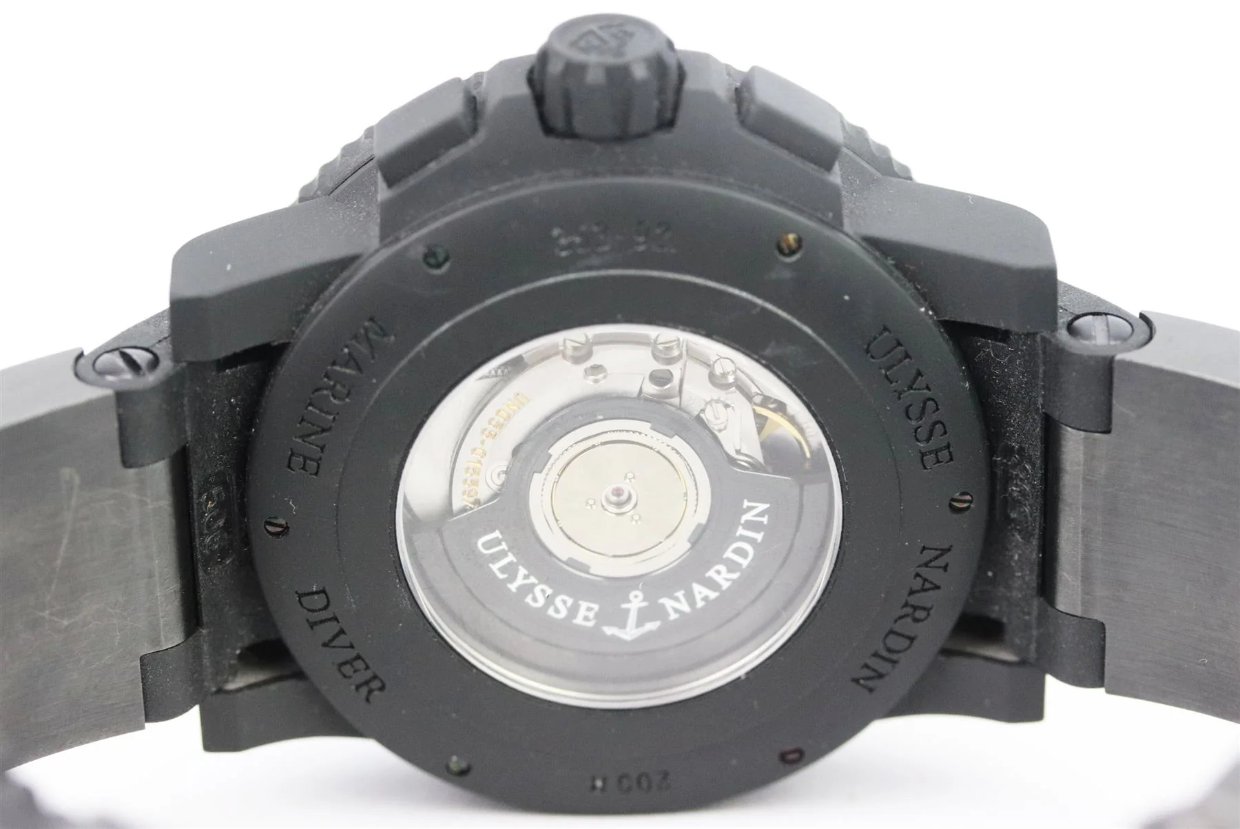 ULYSSE NARDIN DIVER BLACK SEA 46MM STEEL AND RUBBER WATCH - Image 10