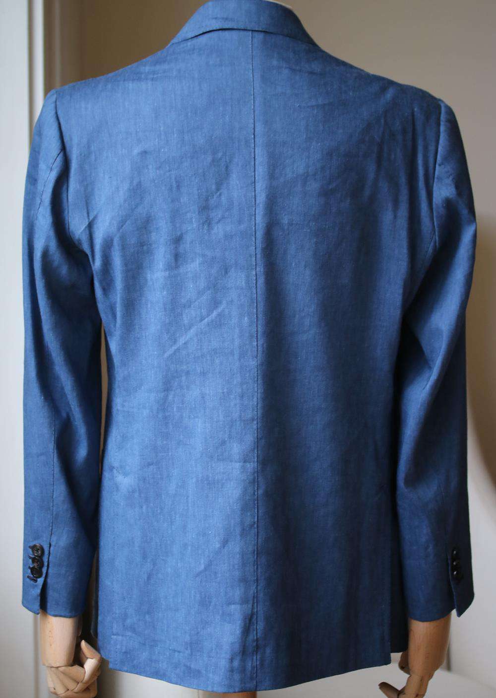 UNBRANDED LINEN BLEND CLASSIC JACKET LARGE - Image 3