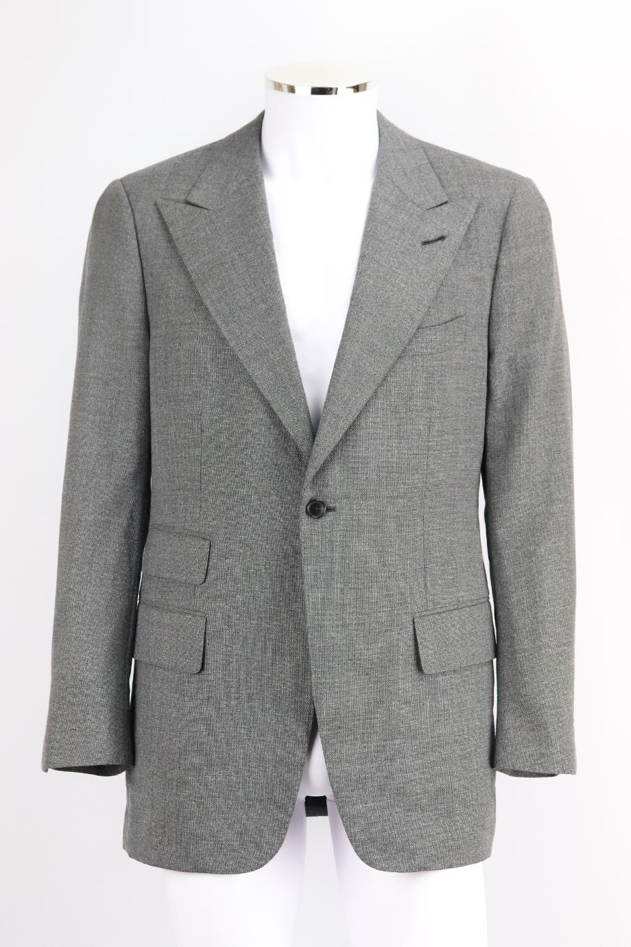 UNBRANDED MEN'S WOOL BLEND BLAZER LARGE - Image 2