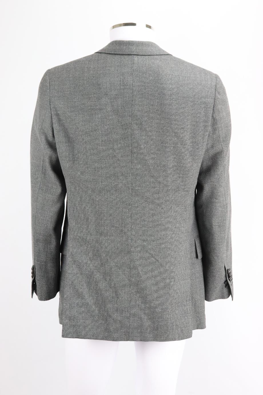 UNBRANDED MEN'S WOOL BLEND BLAZER LARGE - Image 3