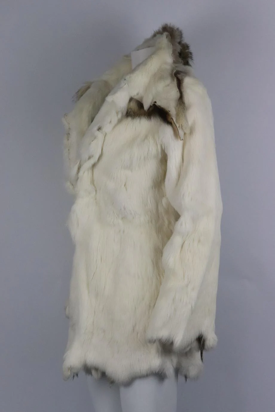 UNBRANDED RABBIT FUR COAT SMALL - Image 3