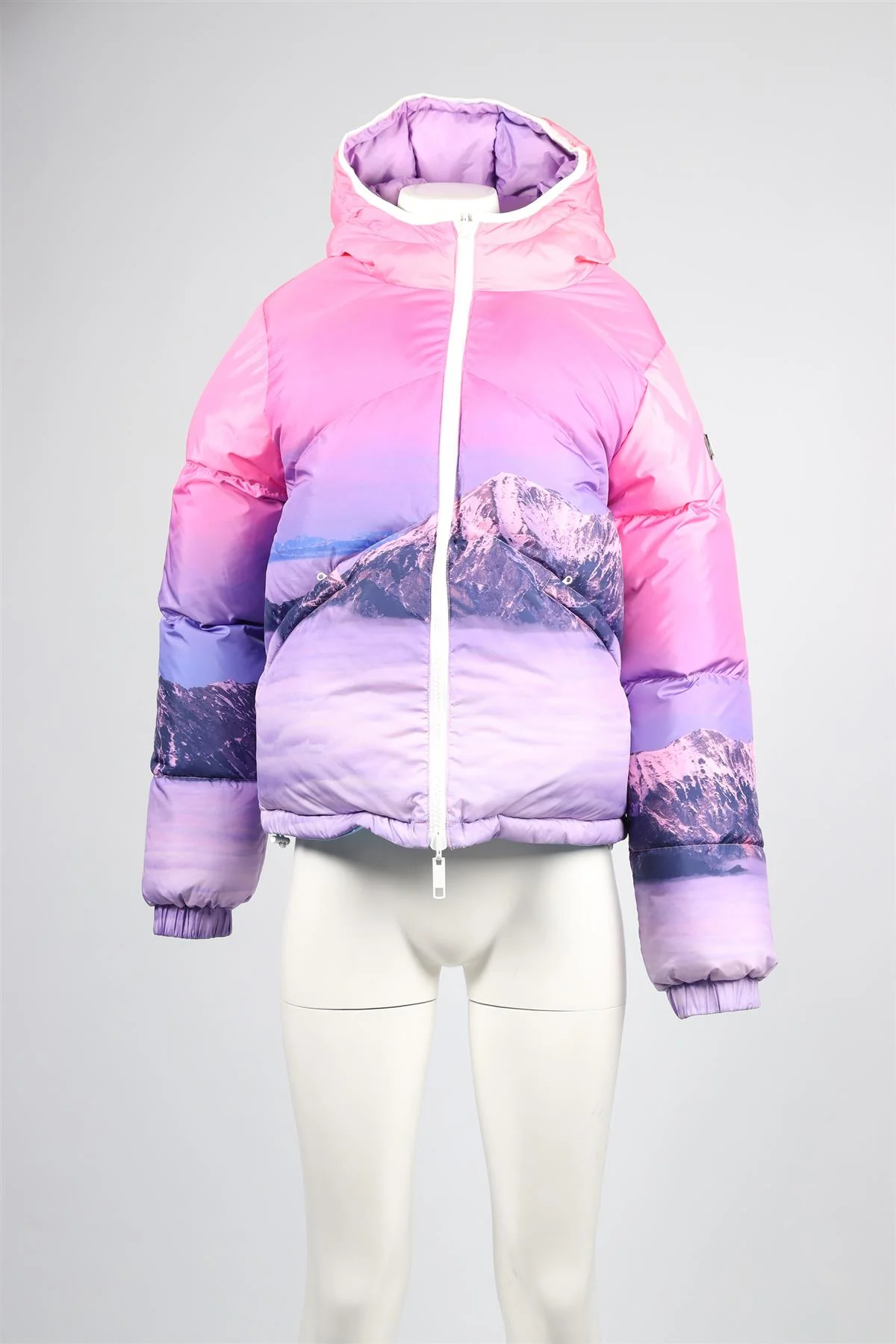 UNKNOWN LONDON PINK PADDED JACKET XSMALL - Image 2