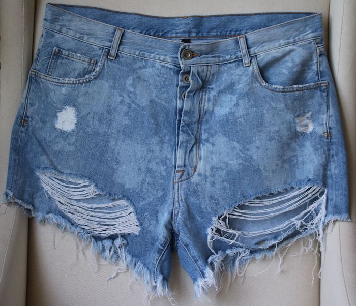 UNRAVEL PROJECT BEN TAVERNITI CLOUDY BAGGY BOY SHORTS  W29 UK 12 - Image 2