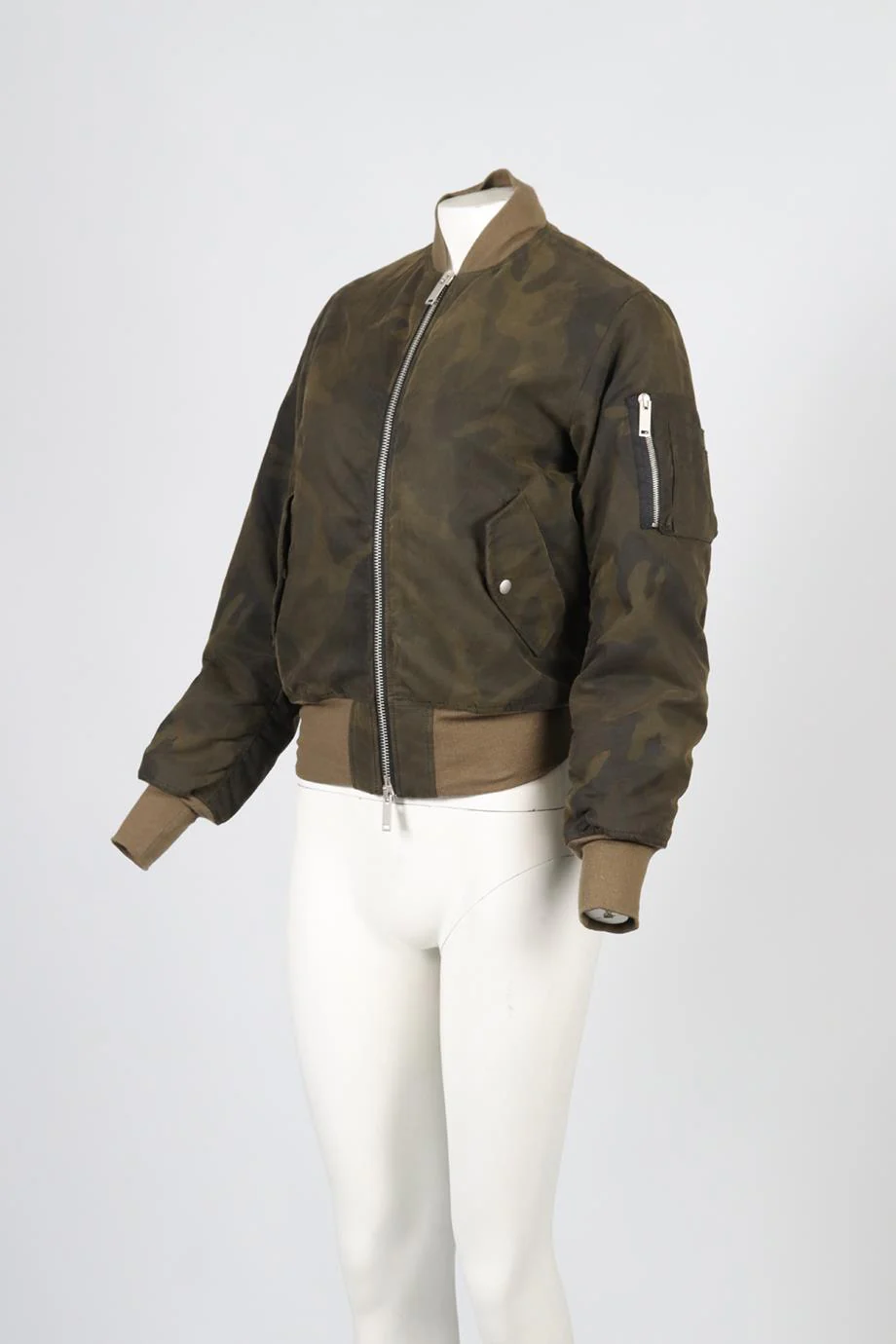UNRAVEL PROJECT COTTON BLEND BOMBER JACKET FR 38 UK 10 - Image 3