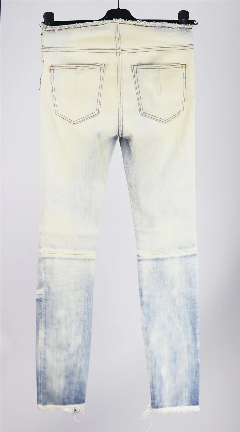 UNRAVEL PROJECT LACE UP DISTRESSED HIGH RISE SKINNY JEANS W25 UK 6/8 - Image 3