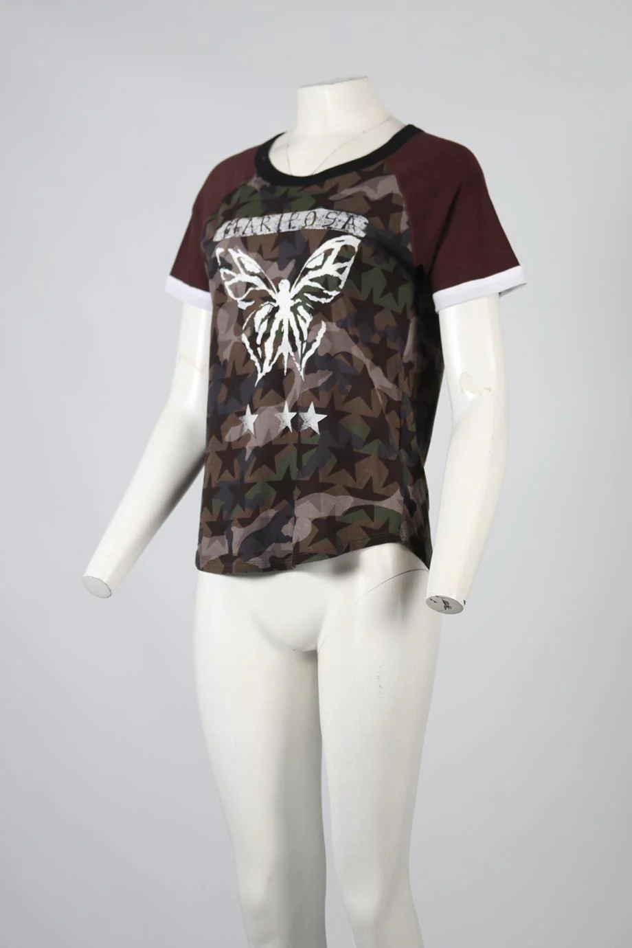 VALENTINO CAMO PRINT T-SHIRT MEDIUM - Image 3