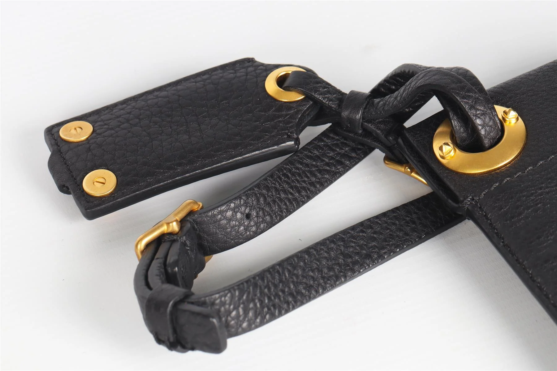VALENTINO GARAVANI BLACK LEATHER CLUTCH - Image 10